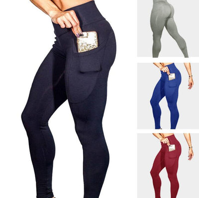 High Waist Leggings With Phone Pocket